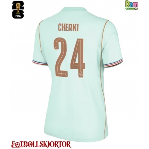Frankrike Rayan Cherki #24 Bortatröja Dam VM 2026 Kortärmad